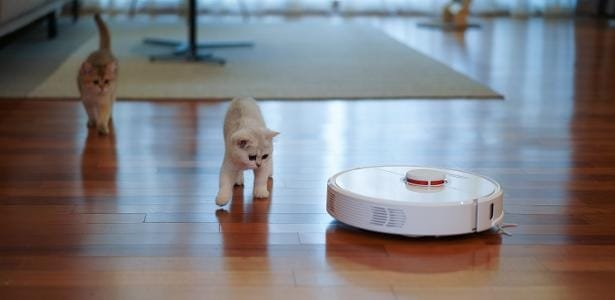 Como o aspirador de pó robô funciona