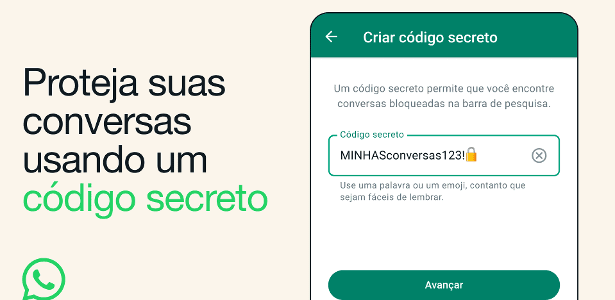 WhatsApp cria código secreto para esconder conversa de vez do aplicativo