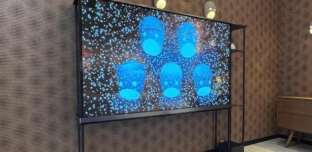 ‘testamos’ a primeira TV transparente sem fios da LG