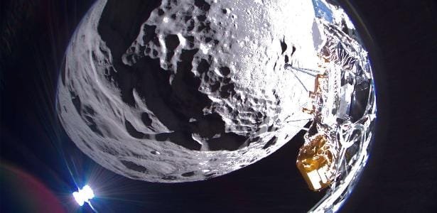 Sonda norte-americana Odysseus tombou ao pousar na Lua