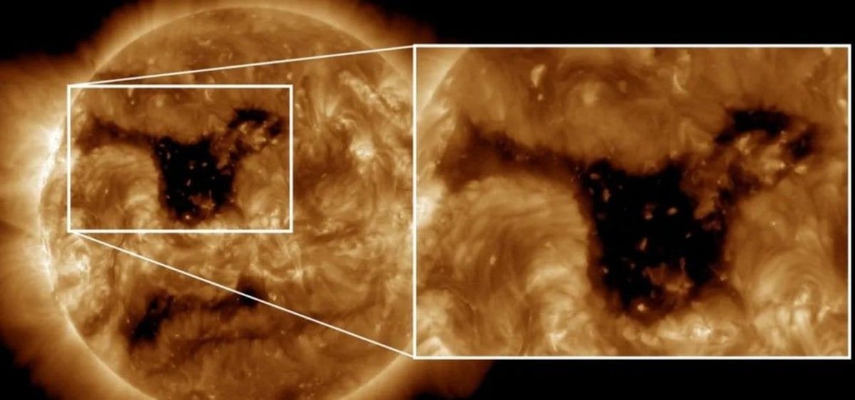 #AstroMiniBR: um ‘buraco gigante’ na atmosfera solar