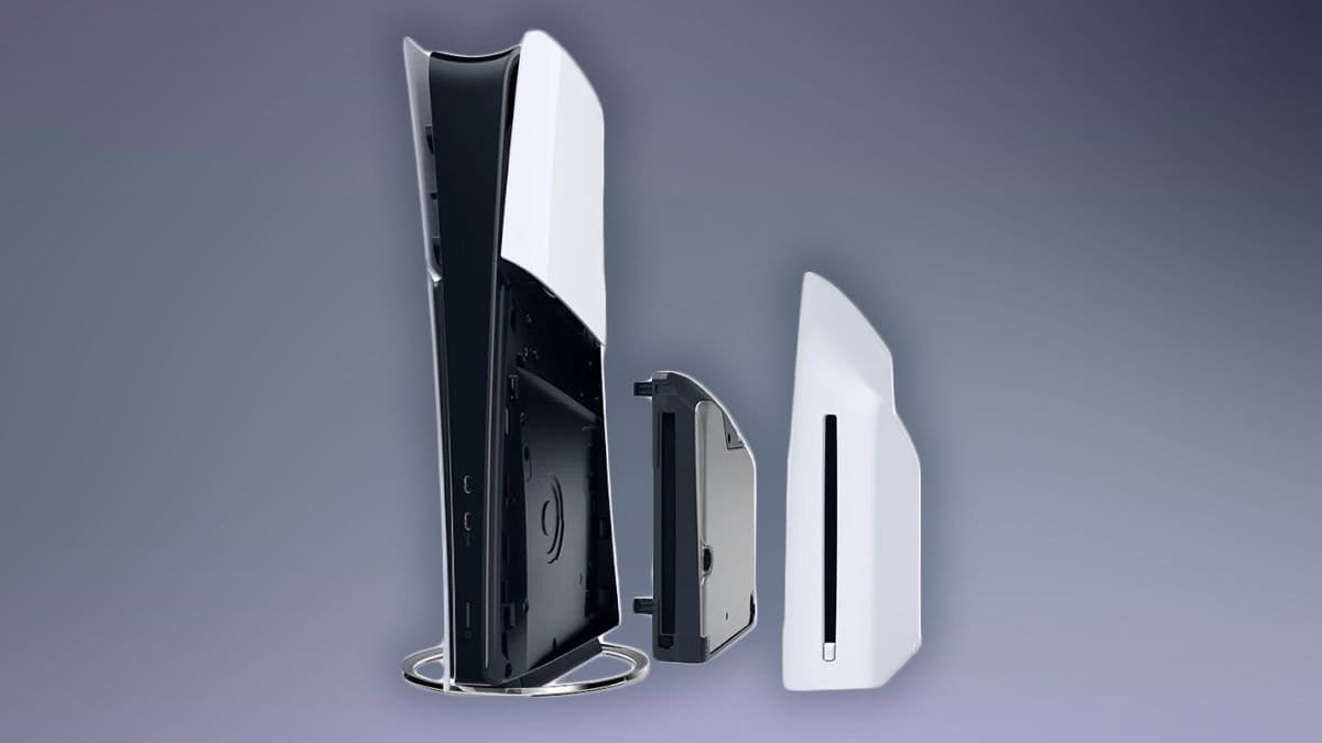 Como instalar o leitor de discos no PlayStation 5 Slim?