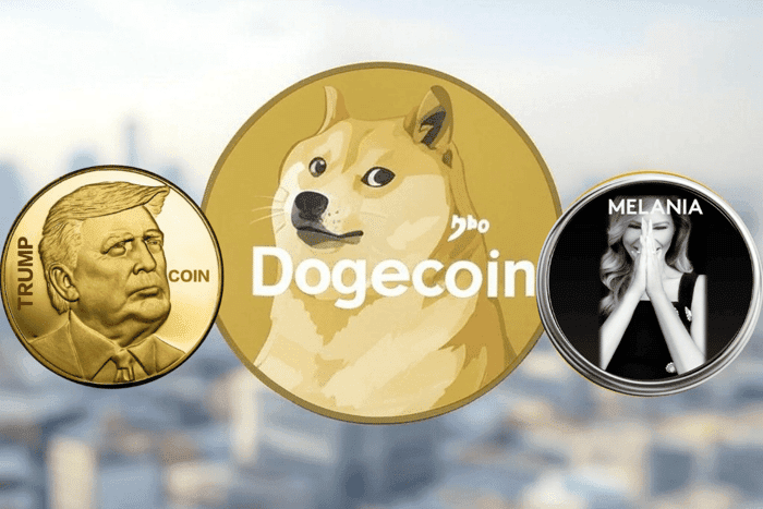 DOGE, TRUMP, MELANIA Memecoins Stage Sharp Bullish Reversal Setups