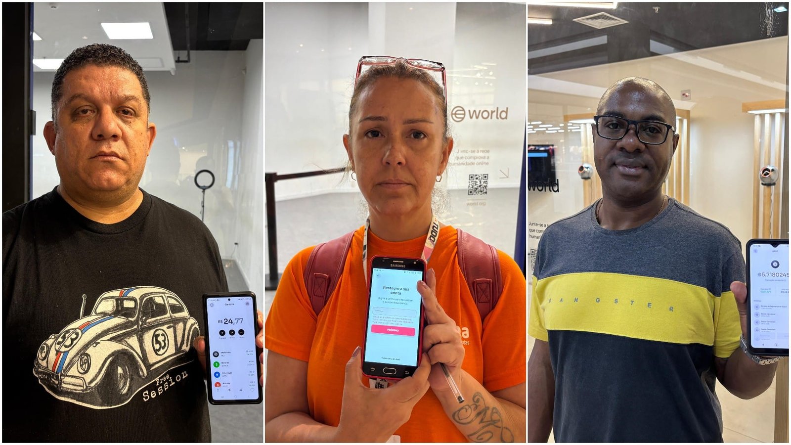 Brasileiros pagos para escanear a íris enfrentam dificuldades com aplicativo do projeto: ‘Perdi a conta e o dinheiro’ | Tecnologia