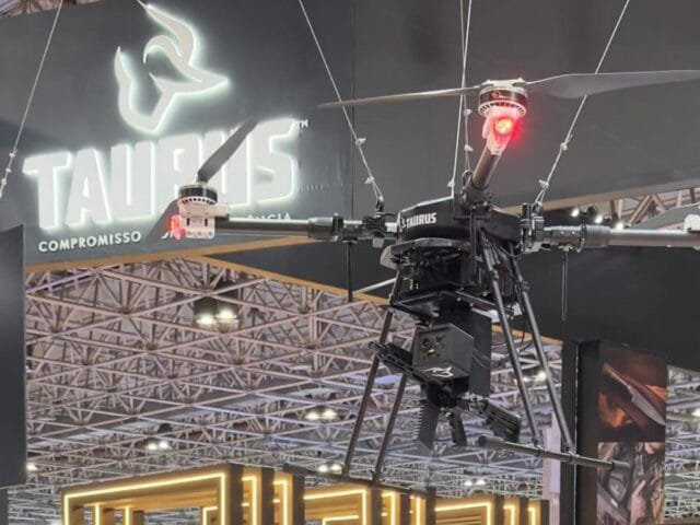 Taurus anuncia drone que pode ser equipado com fuzis e metralhadoras para operações policiais