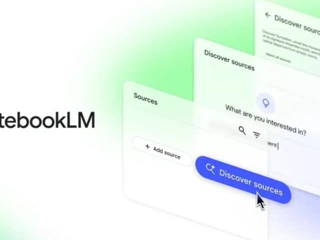 NotebookLM, assistente de estudos com IA do Google, pode buscar fontes por conta própria