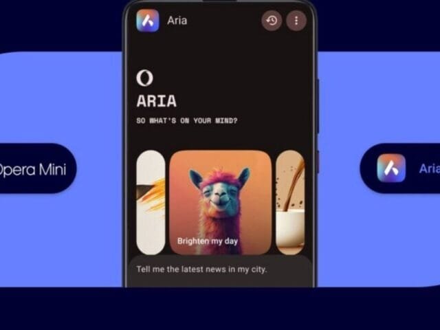 Navegador Opera Mini ganha integração com a IA Aria