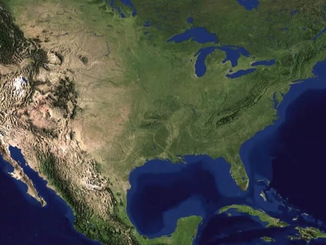 América Norte pode estar sofrendo erosão e afundando aos poucos