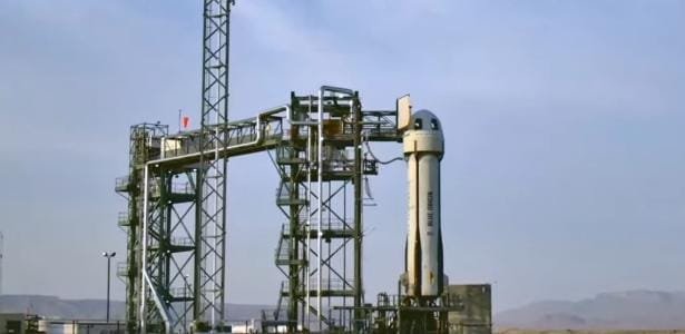 quanto custa a viagem em foguete da Blue Origin?