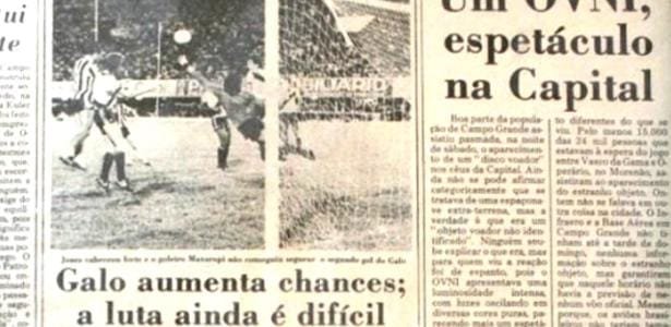 Maior avistamento coletivo de óvnis aconteceu em jogo do Vasco em 1982