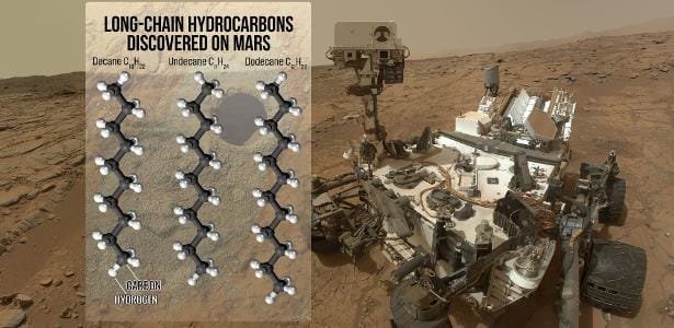 Vida em Marte? Robô da NASA detecta maiores moléculas orgânicas