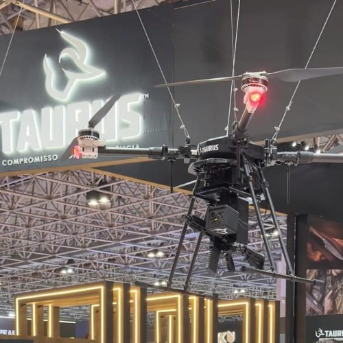 Taurus anuncia drone que pode ser equipado com fuzis e metralhadoras para operações policiais