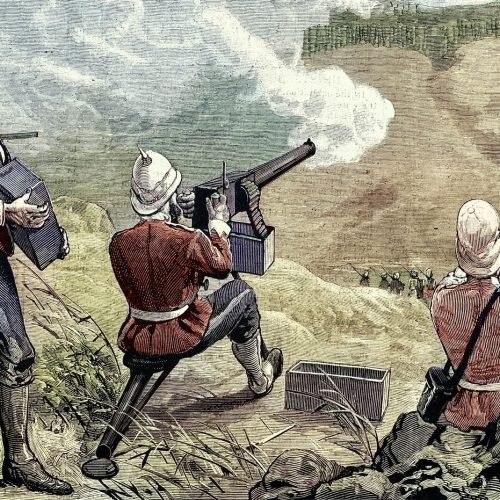 Quem inventou a primeira metralhadora?