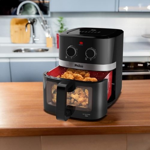 Philco lança air fryer com cesto ‘gigante’, visor transparente e revestimento que não gruda