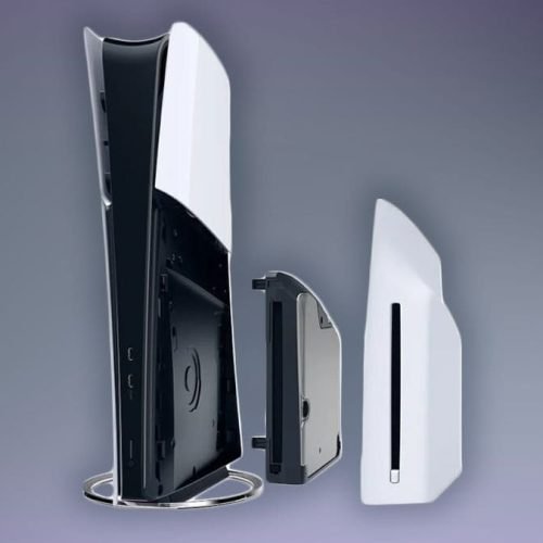 Como instalar o leitor de discos no PlayStation 5 Slim?