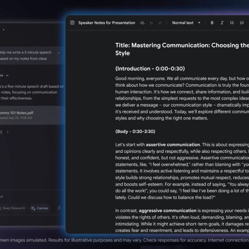 Gemini anuncia atualização com Canvas e recurso que transforma textos em podcasts