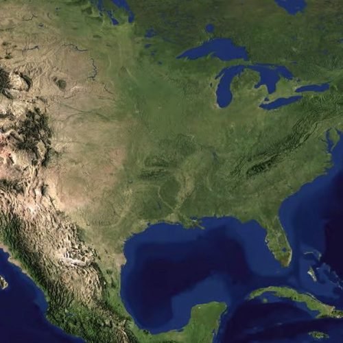 América Norte pode estar sofrendo erosão e afundando aos poucos