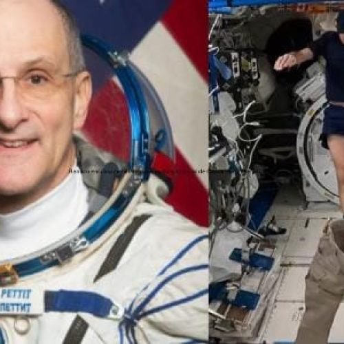 Astronauta viraliza ao vestir as calças no espaço de modo inusitado