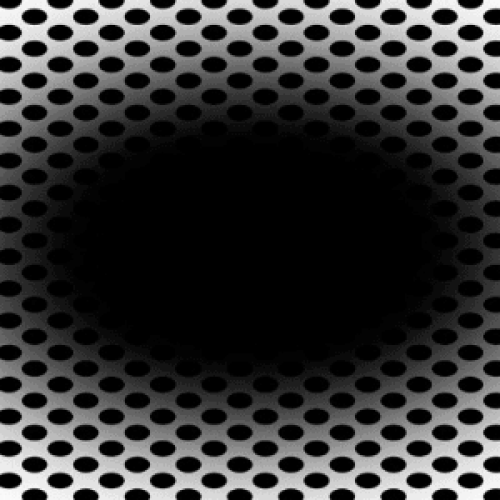 Ilusão? Por que este buraco negro cresce ao olharmos fixamente