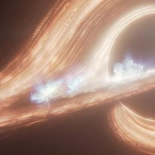 Webb captura caos em buraco negro central