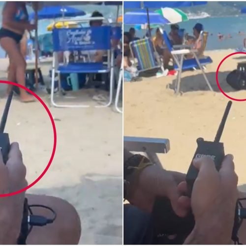 Turista argentino justifica uso de bloqueador contra caixa de som em praia: 'Falta de consideração em locais públicos'