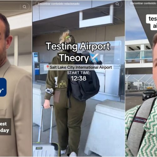 'Teoria do aeroporto': influencers testam trend do TikTok de chegar só 15 minutos antes para pegar voo