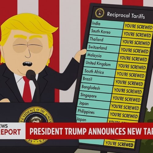 Tabela de 'tarifaço' de Trump vira meme; confira