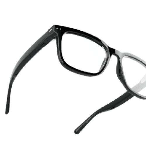 esta armação de óculos funciona como aparelho auditivo