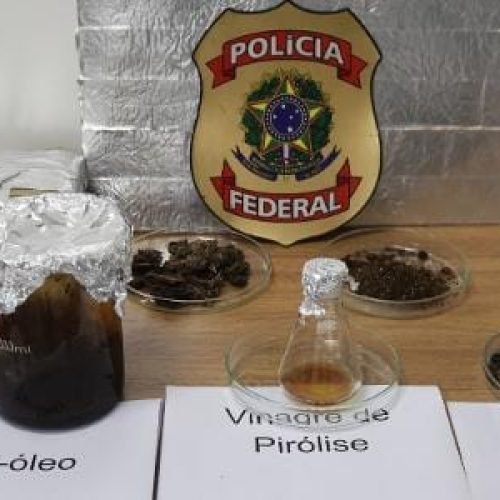 PF transforma maconha apreendida em combustível