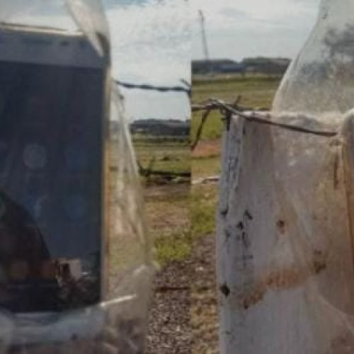 Garrafa PET com areia resolve falta de sinal de celular?