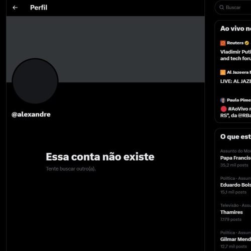 Conta de Alexandre de Moraes é desativada na rede social X